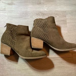 Brown booties